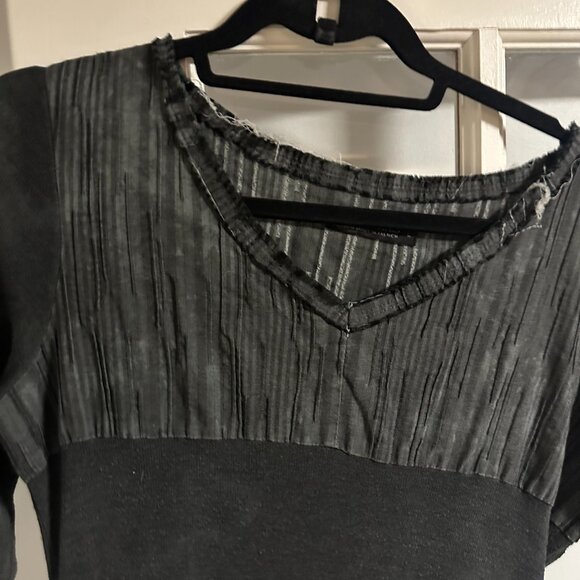 Forla Paris beautiful dress, asymmetrical bubble hem, size L - Picture 3 of 5